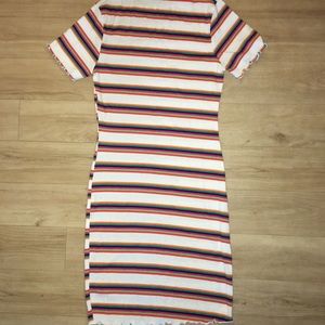 Caution to the wind bodycon dress